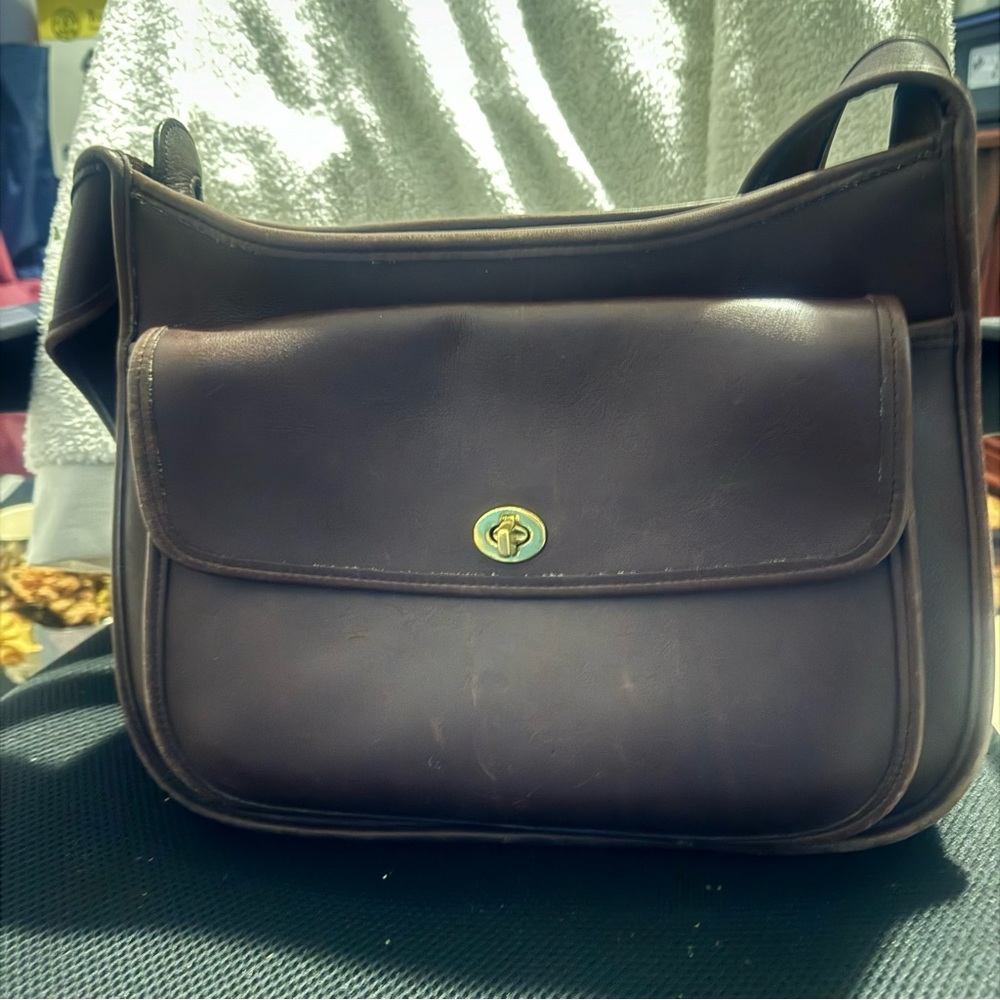 Cartera coach 100% cuero
